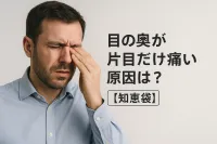 目の奥が片目だけ痛い原因は？【知恵袋】