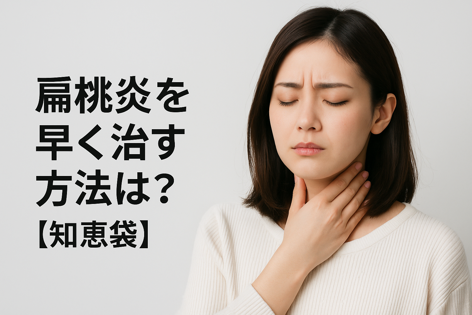 扁桃炎を早く治す方法は？【知恵袋】