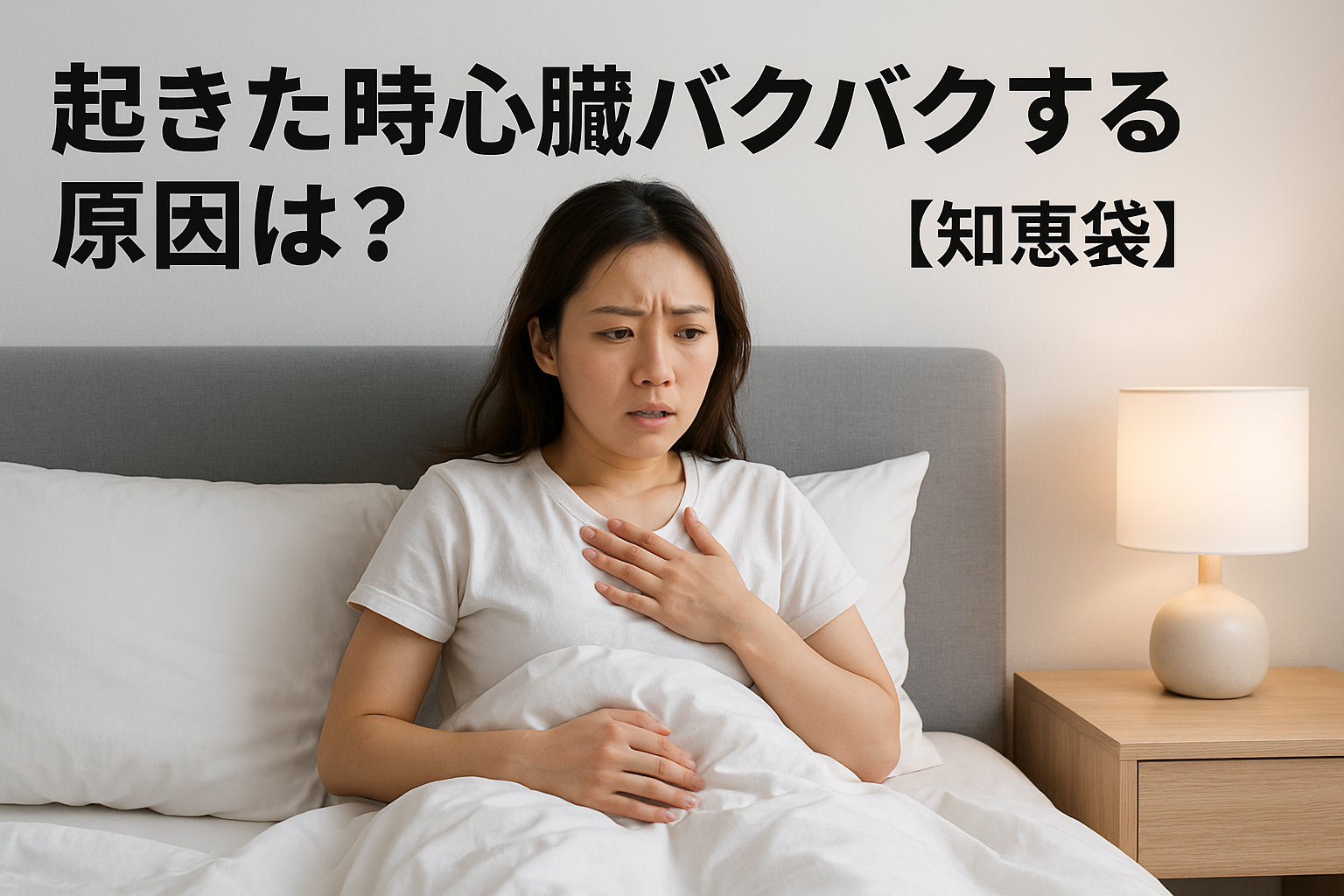 起きた時心臓バクバクする原因は？【知恵袋】