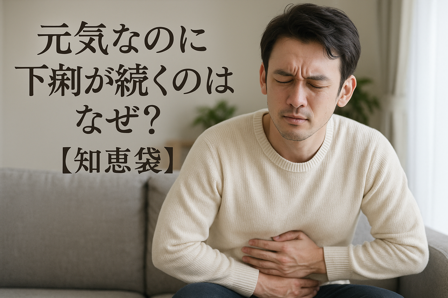 元気なのに下痢が続くのはなぜ？【知恵袋】
