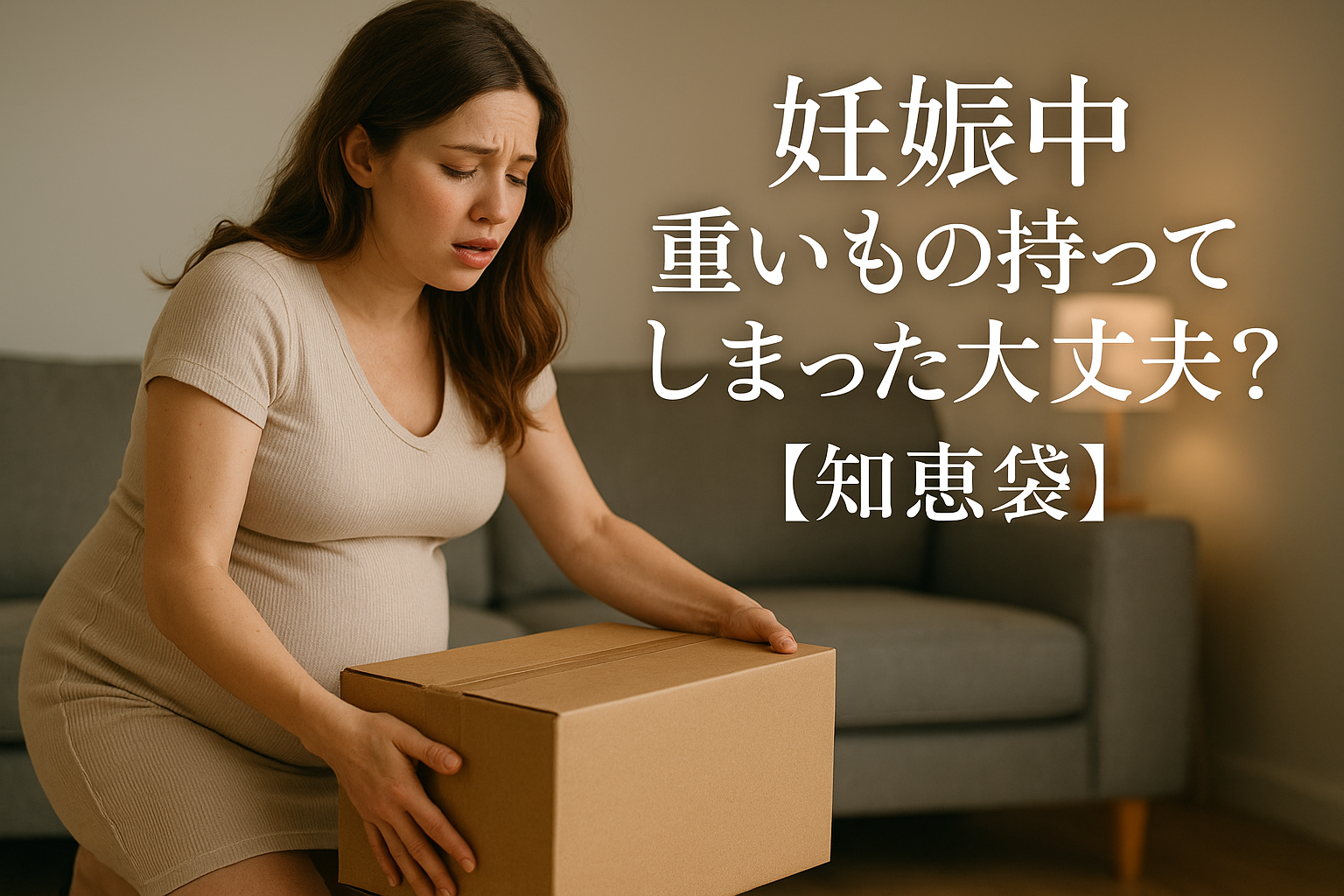 妊娠中 重いもの持って しまった？大丈夫？【知恵袋】