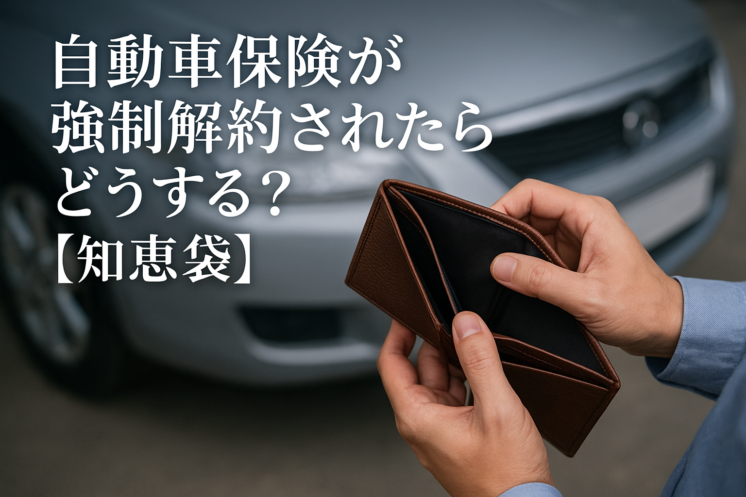 自動車保険が強制解約されたらどうする？【知恵袋】
