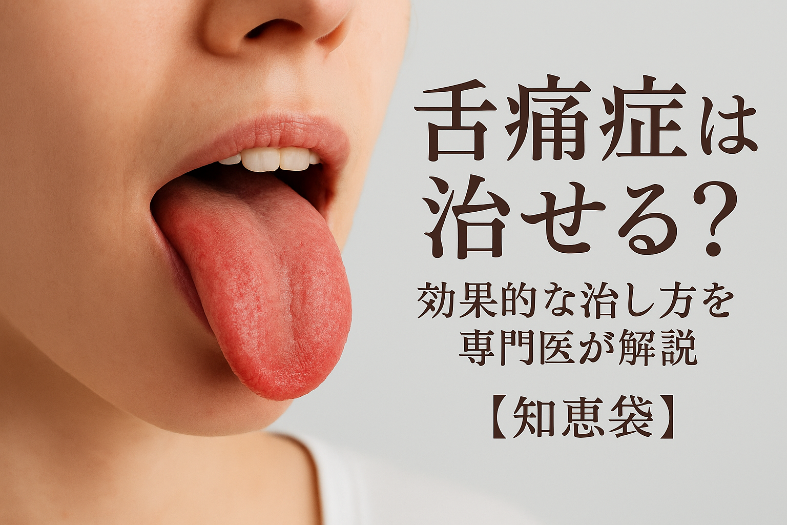 舌痛症は治せる？効果的な治し方を専門医が解説【知恵袋】