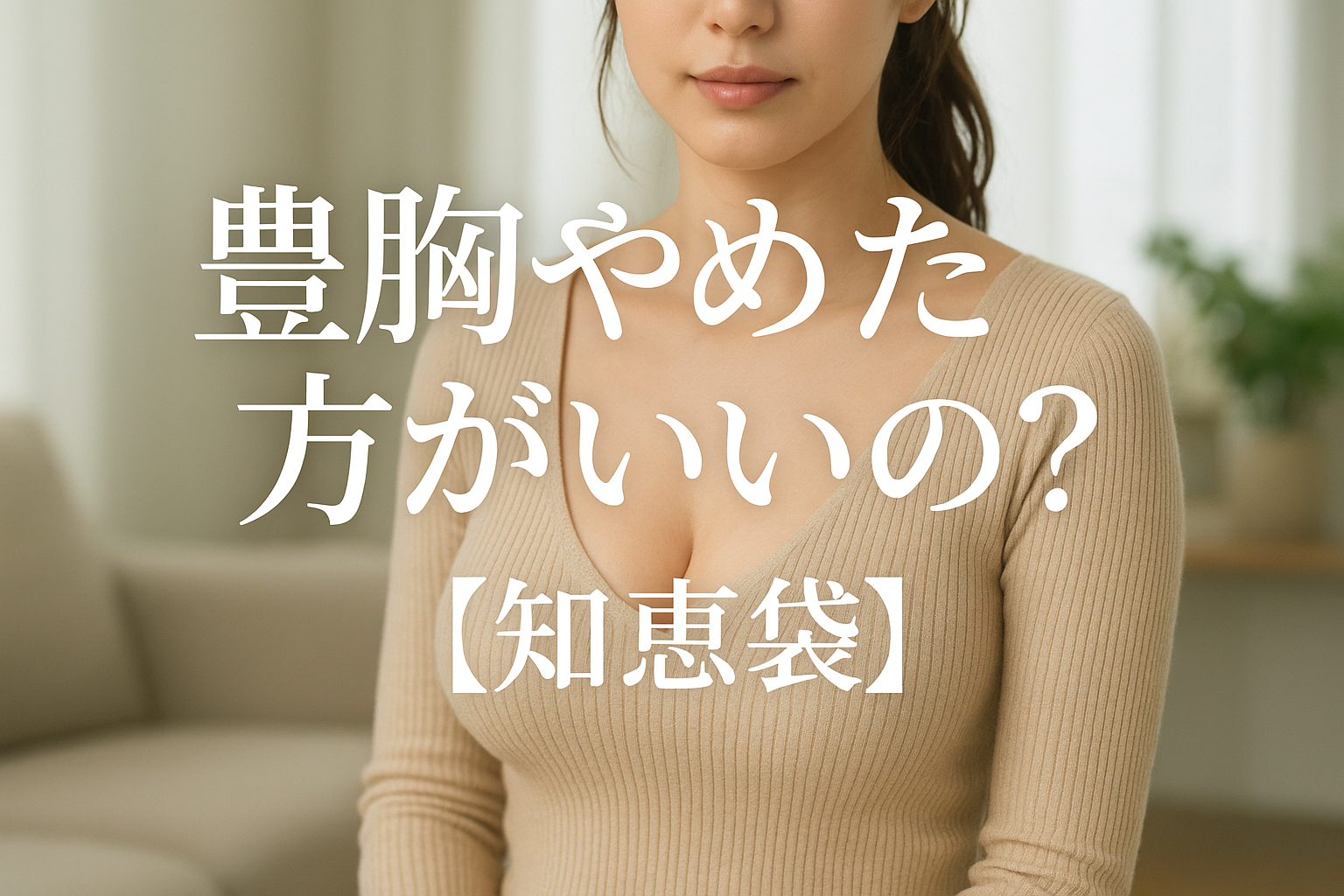 豊胸やめた方がいいの？【知恵袋】