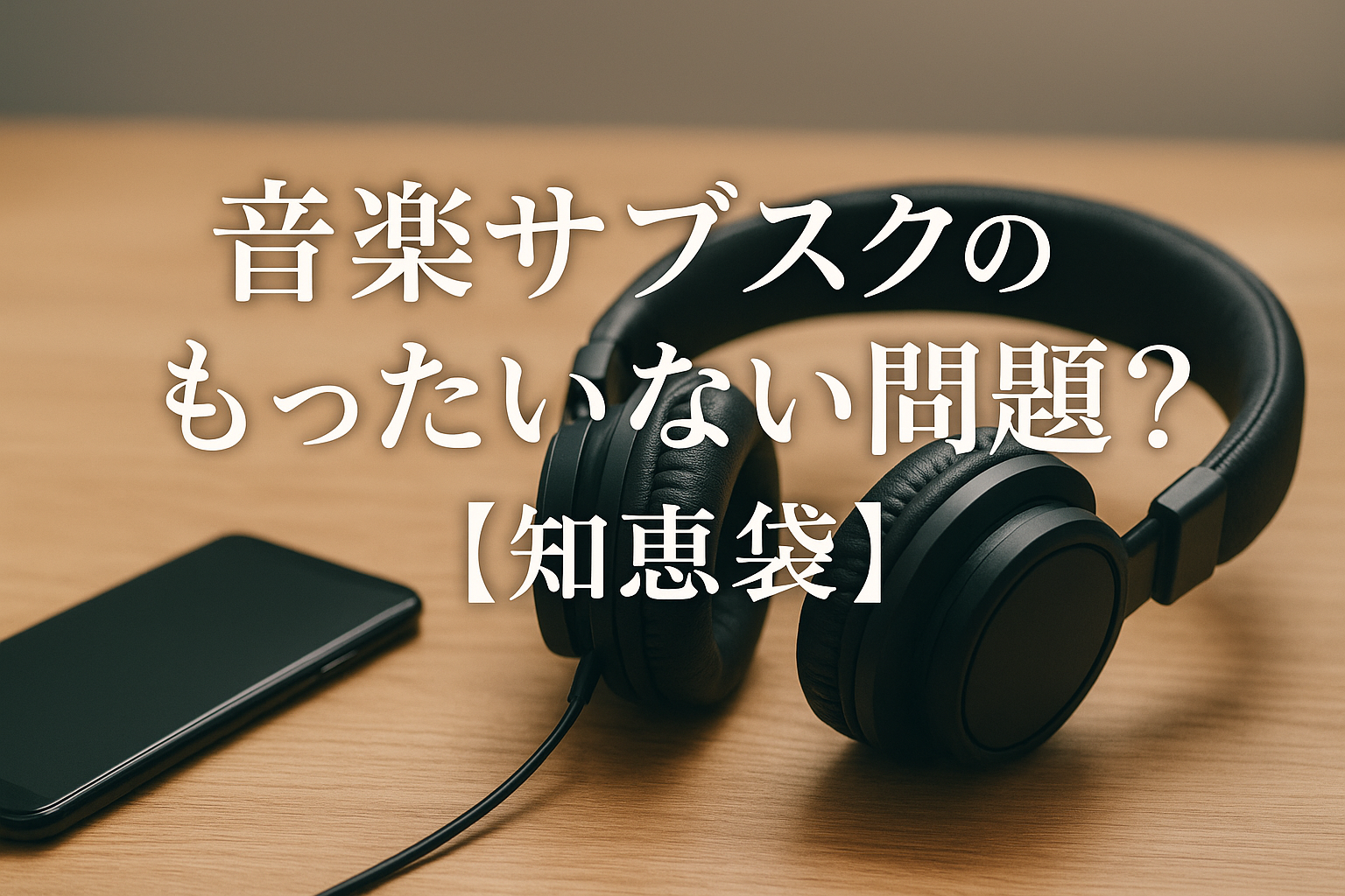 音楽サブスクのもったいない問題？【知恵袋】