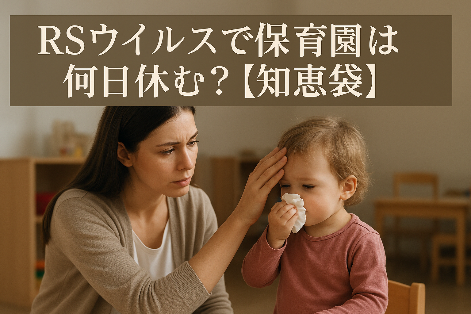 RSウイルスで保育園は何日休む？【知恵袋】