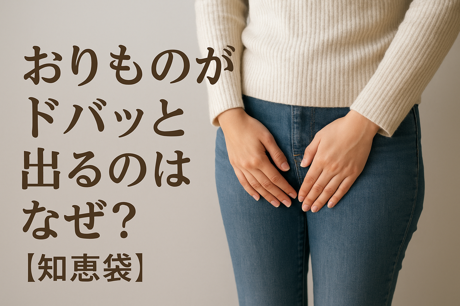 おりものがドバッと出るのはなぜ？【知恵袋】