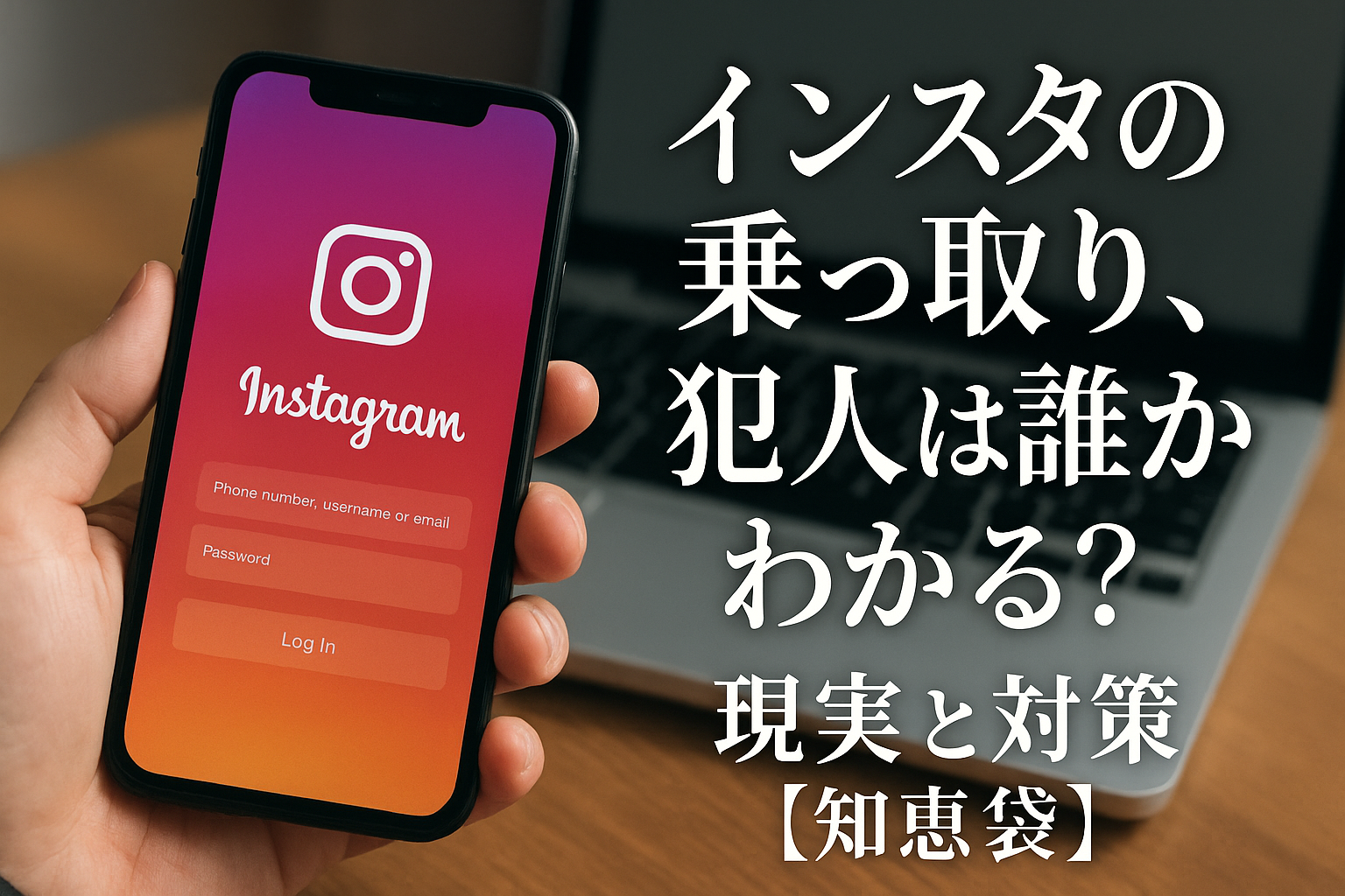 インスタの乗っ取り、犯人は誰かわかる？現実と対策【知恵袋】