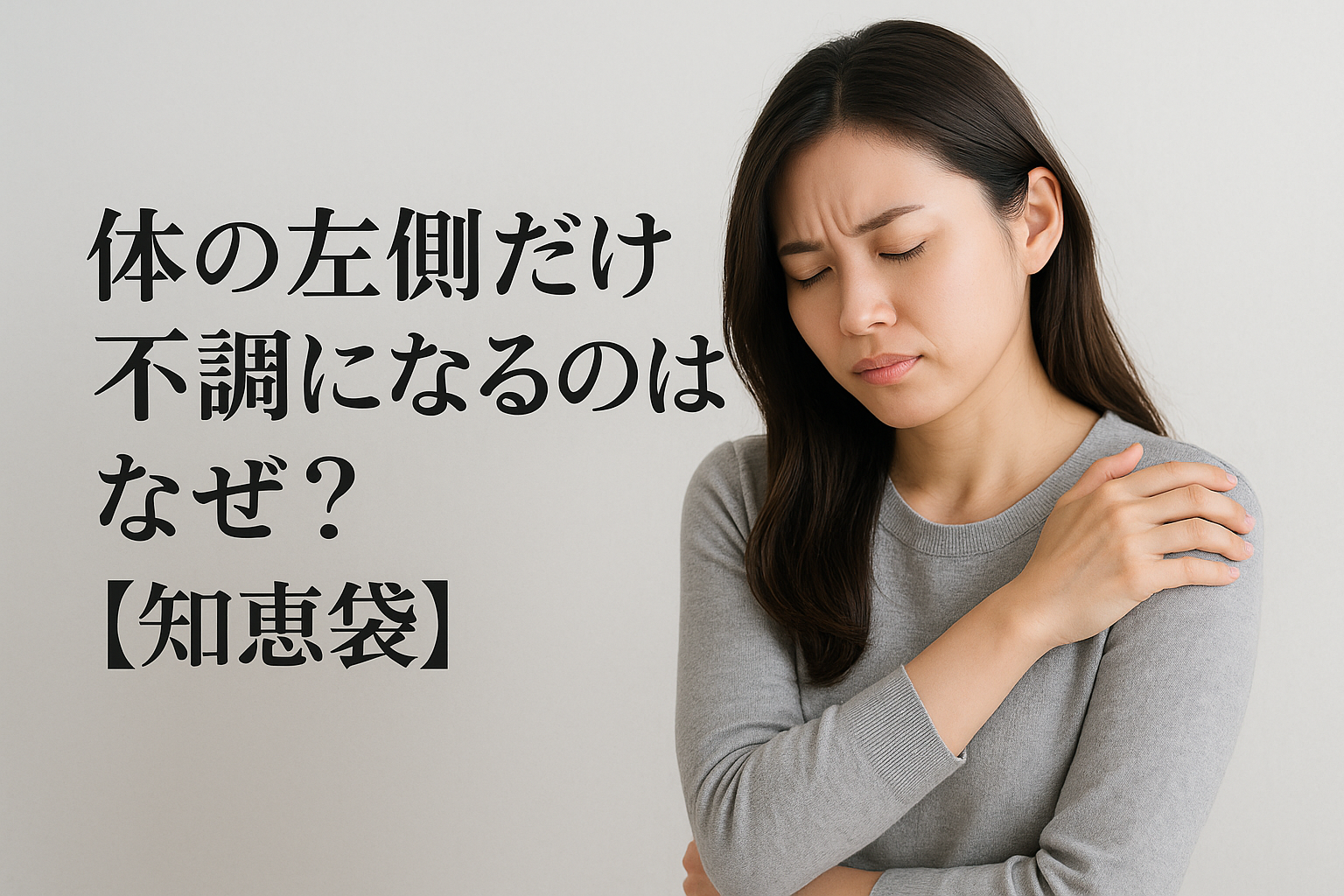体の左側だけ不調になるのはなぜ？【知恵袋】