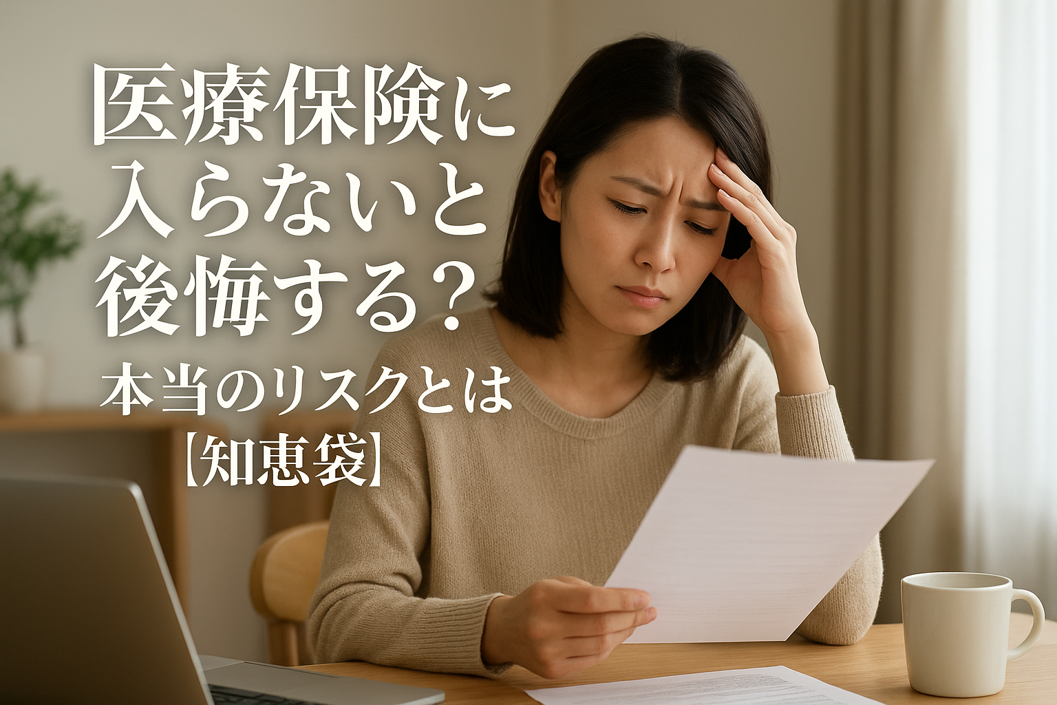 医療保険に入らないと後悔する？本当のリスクとは【知恵袋】