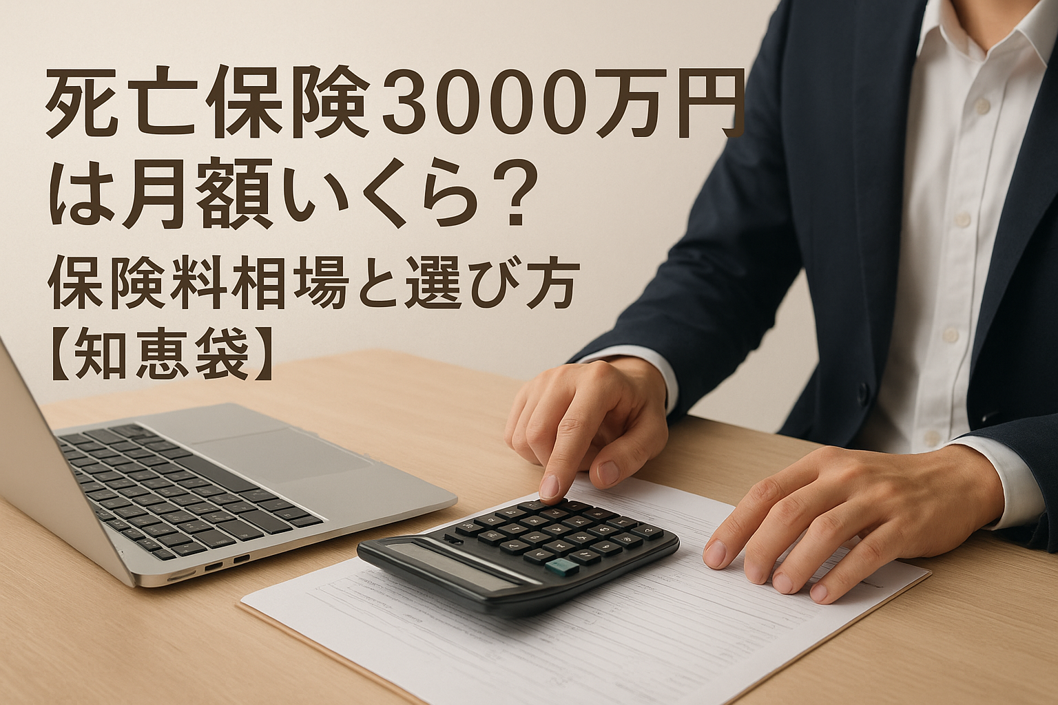 死亡保険3000万円は月額いくら？保険料相場と選び方【知恵袋】
