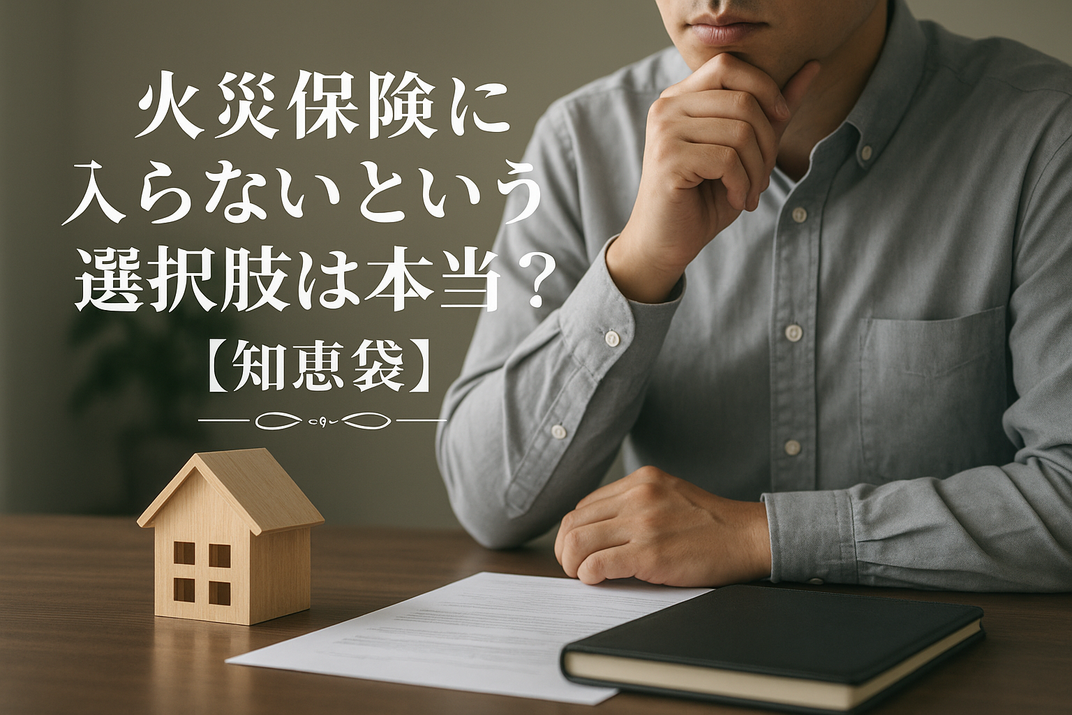 火災保険に入らないという選択肢は本当に大丈夫？【知恵袋】