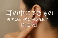 耳の中にできもの 押すと痛い時は何が原因？【知恵袋】