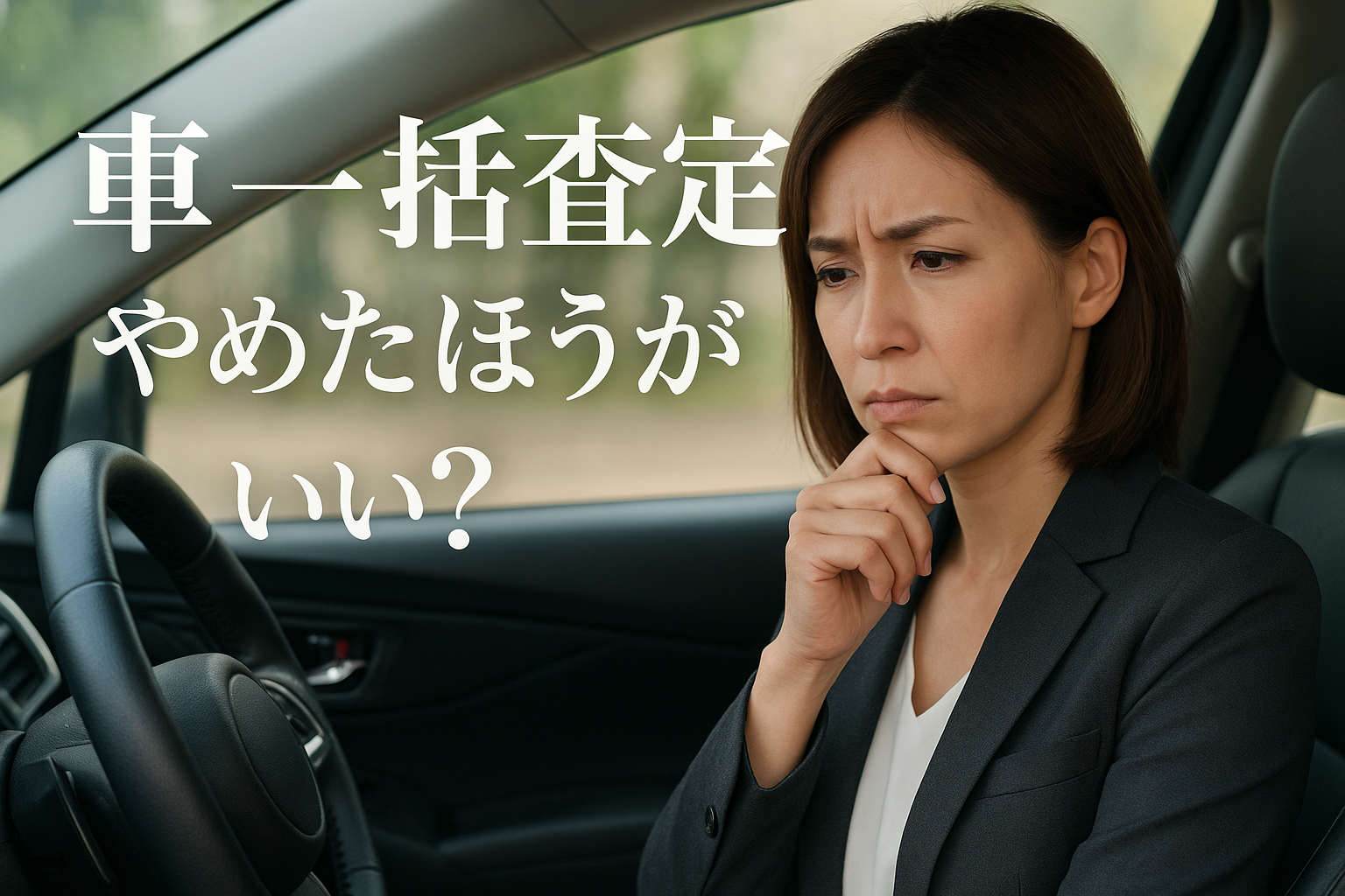 車 一括査定 やめたほうがいい？【知恵袋】