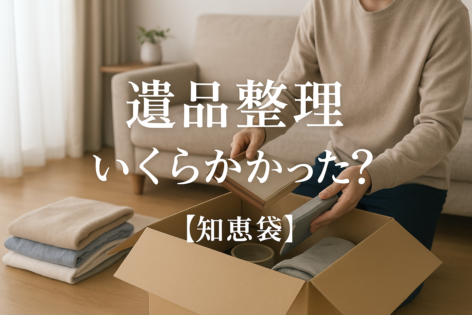 遺品整理 いくらかかった？【知恵袋】