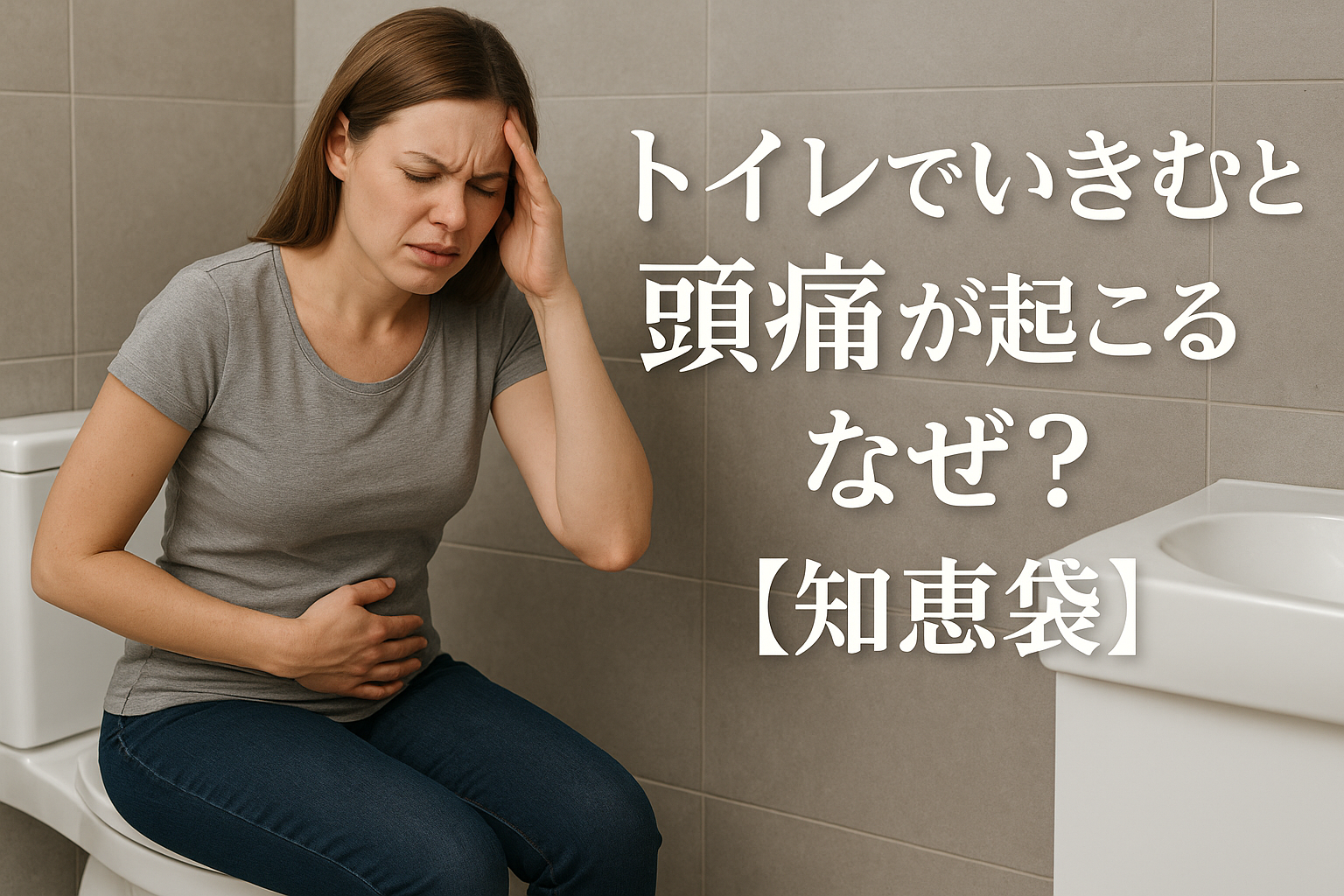 トイレでいきむと頭痛が起こるのはなぜ？【知恵袋】