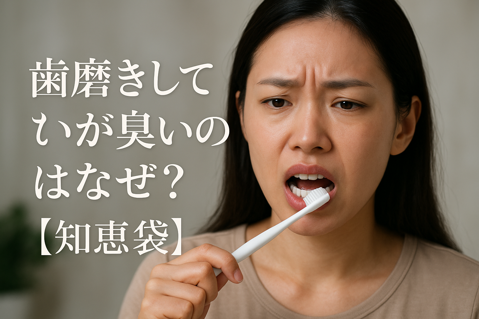 歯磨きしても口が臭いのはなぜ？【知恵袋】