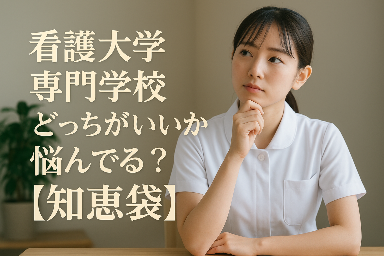 看護大学専門学校どっちがいいか悩んでる？【知恵袋】