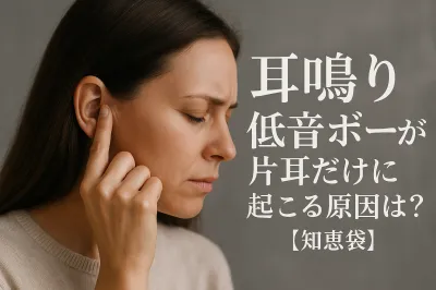 耳鳴り低音ボーが片耳だけに起こる原因は？【知恵袋】