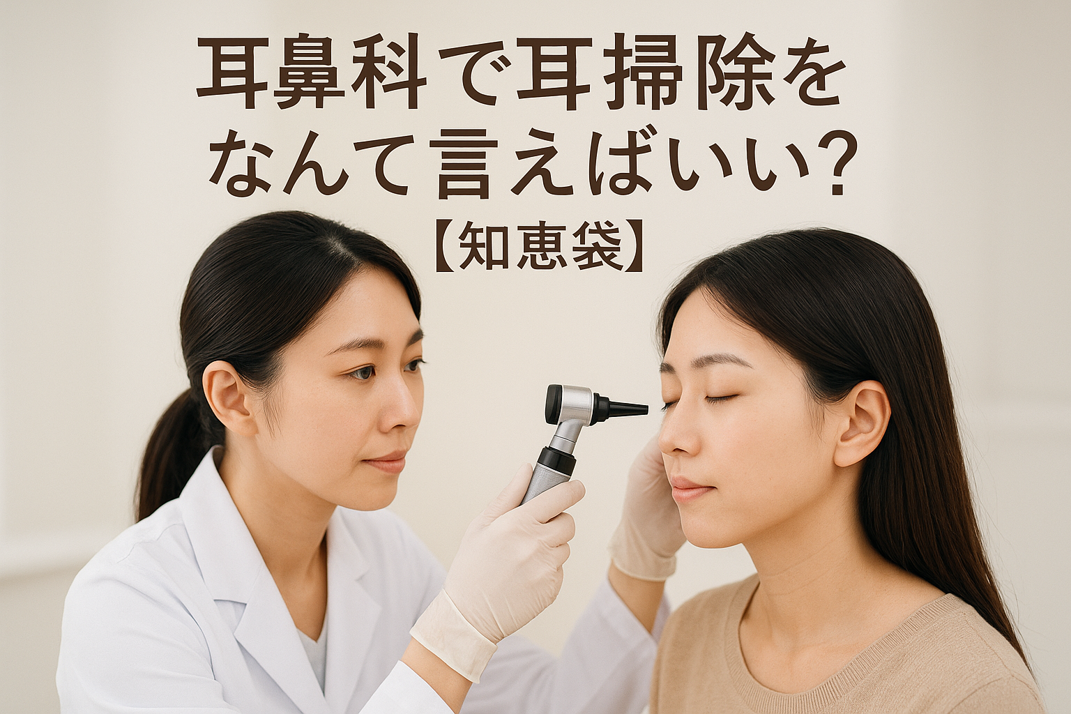 耳鼻科で耳掃除をなんて言えばいい？【知恵袋】