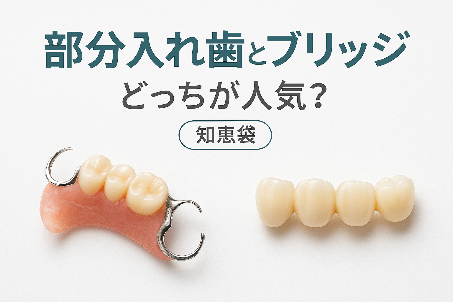 部分入れ歯とブリッジ どっち人気?【知恵袋】