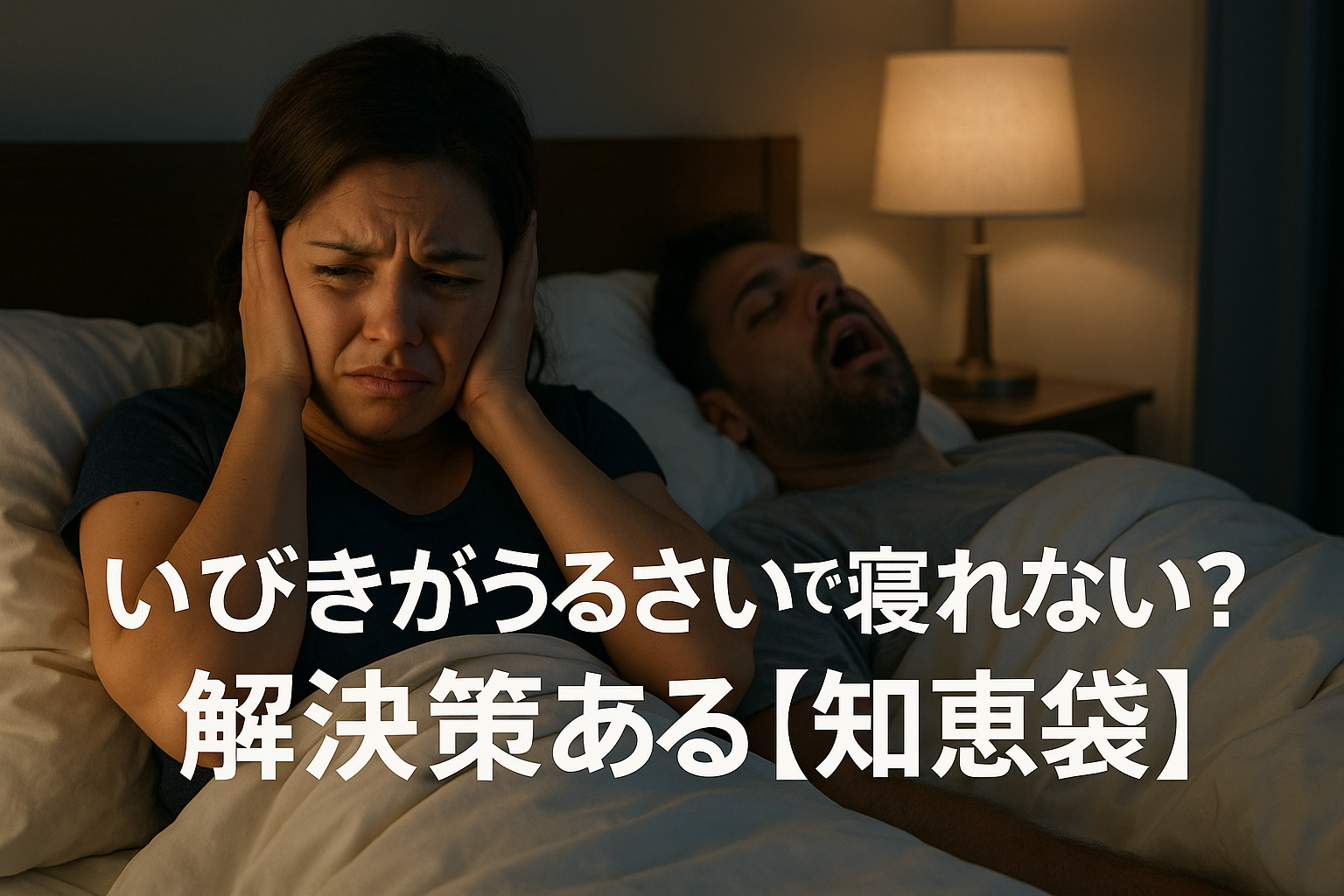 いびきがうるさいで寝れない？解決策ある【知恵袋】