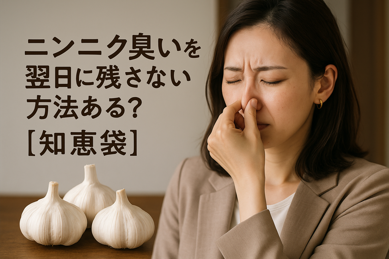 ニンニク臭いを翌日に残さない方法ある？【知恵袋】
