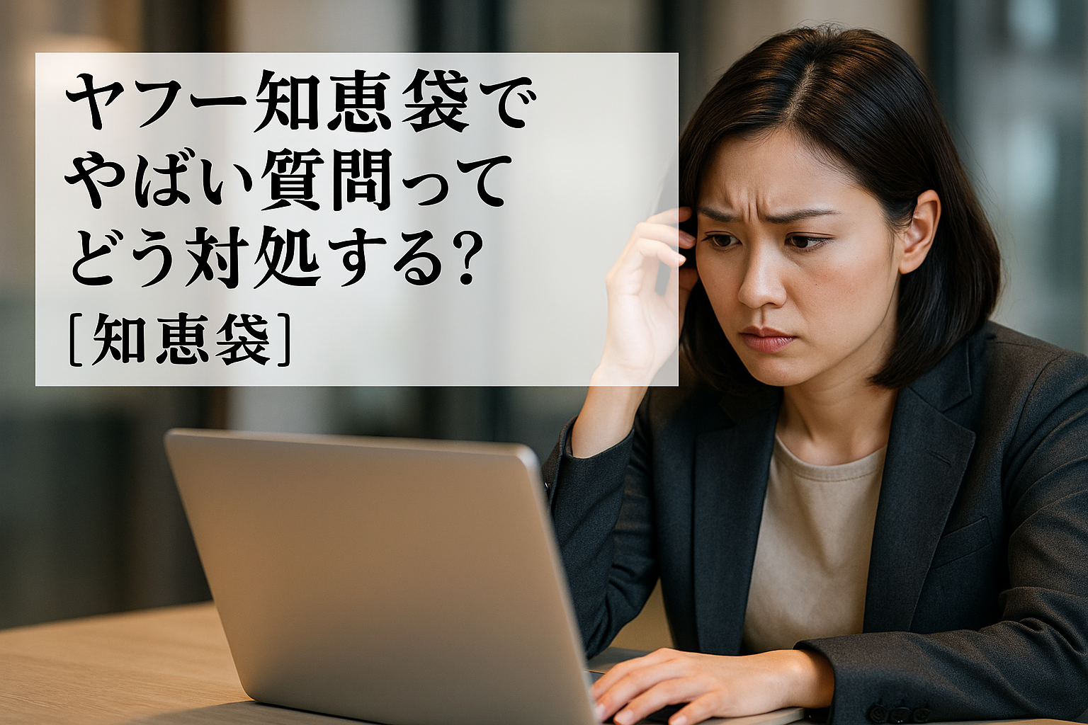 ヤフー知恵袋でやばい質問ってどう対処する？【知恵袋】