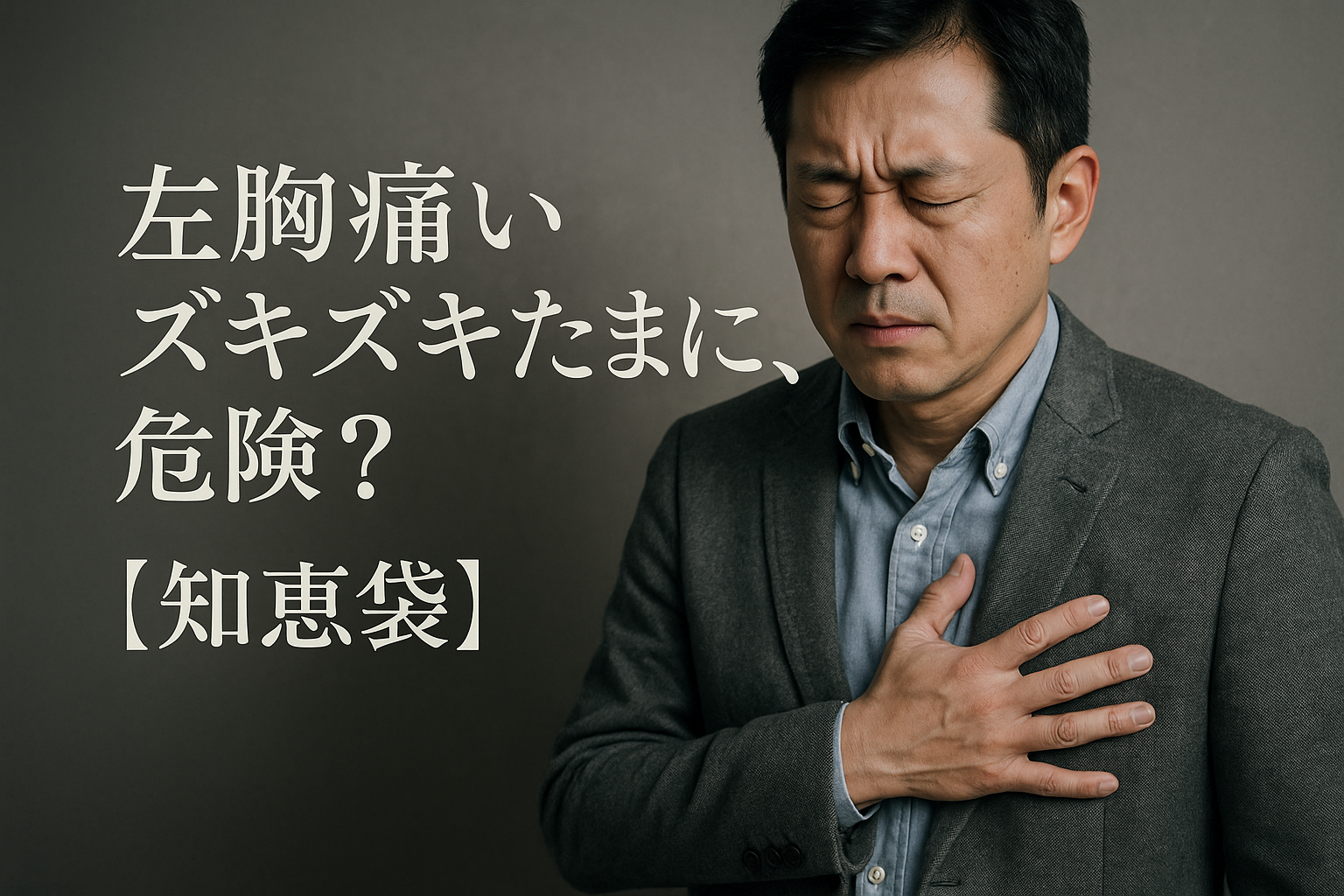 左胸痛いズキズキたまに、危険？【知恵袋】