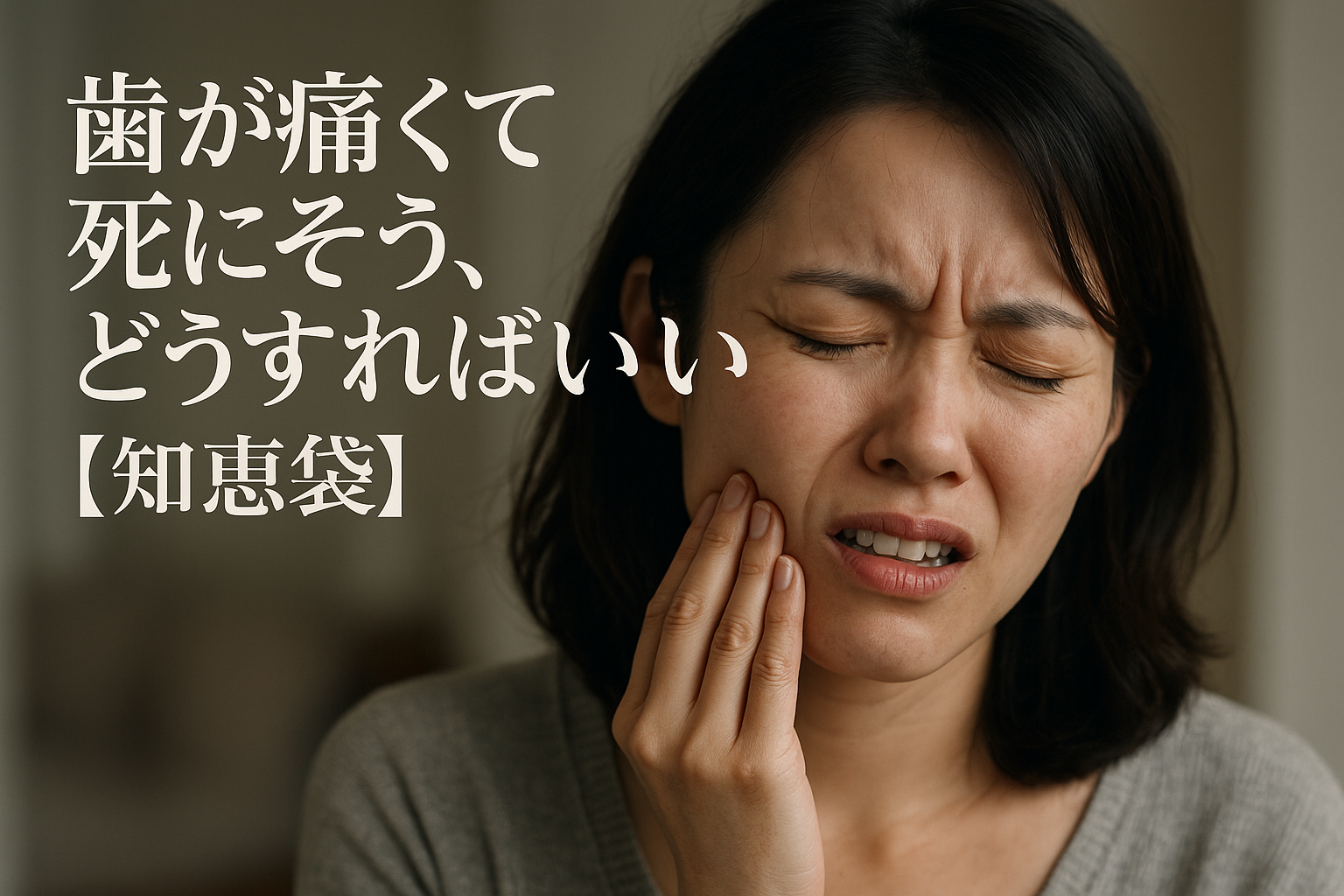 歯が痛くて死にそう、どうすればいい？【知恵袋】