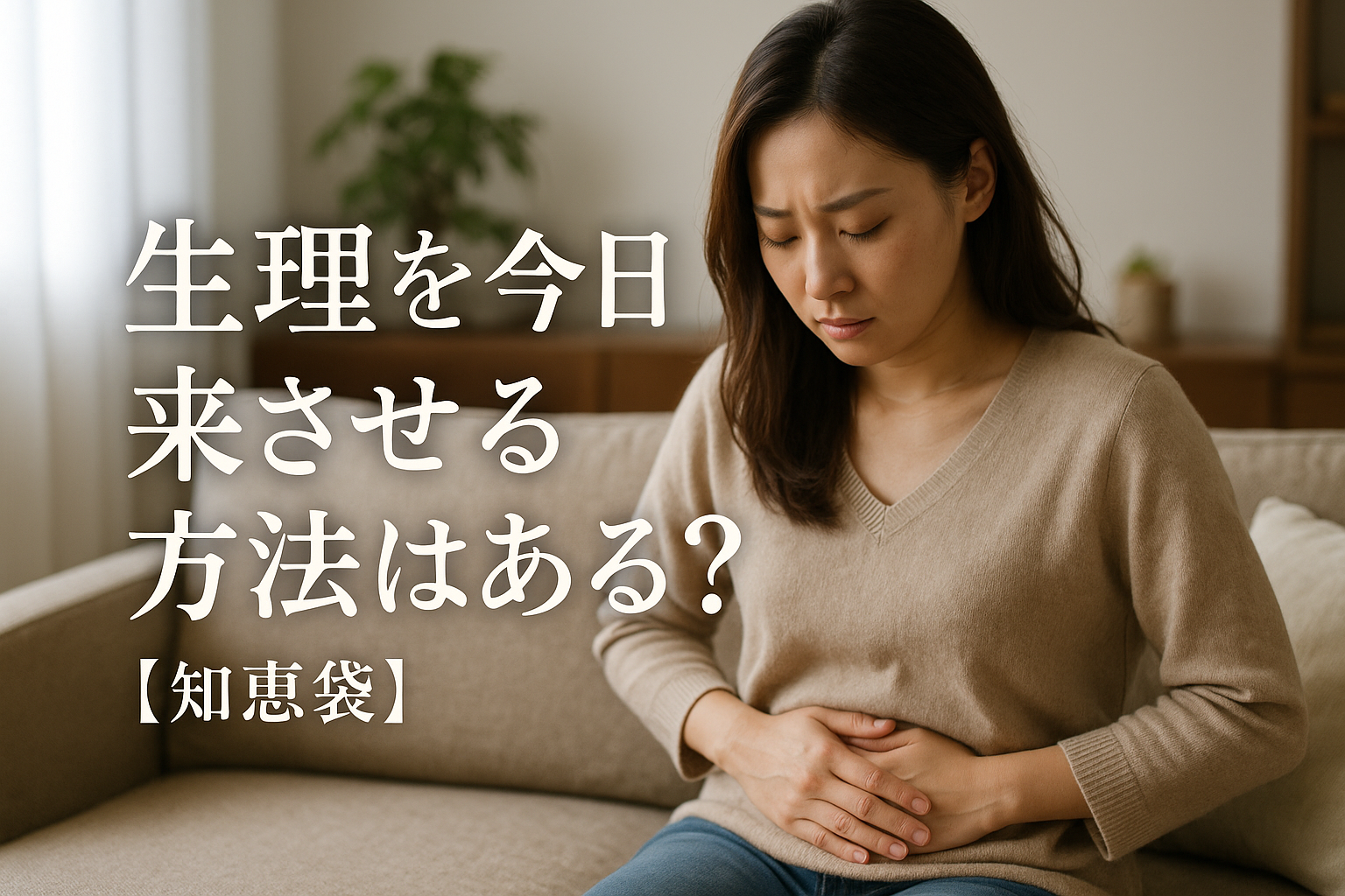生理を今日来させる方法はある？【知恵袋】