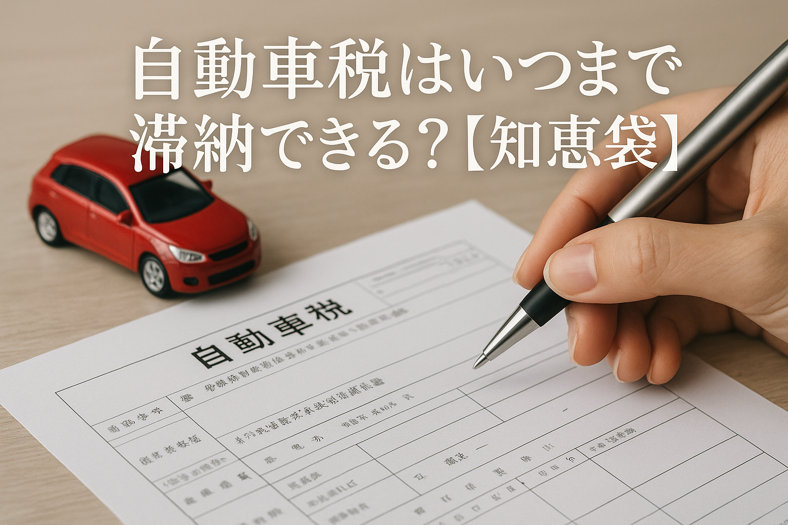 自動車税はいつまで滞納できる？【知恵袋】