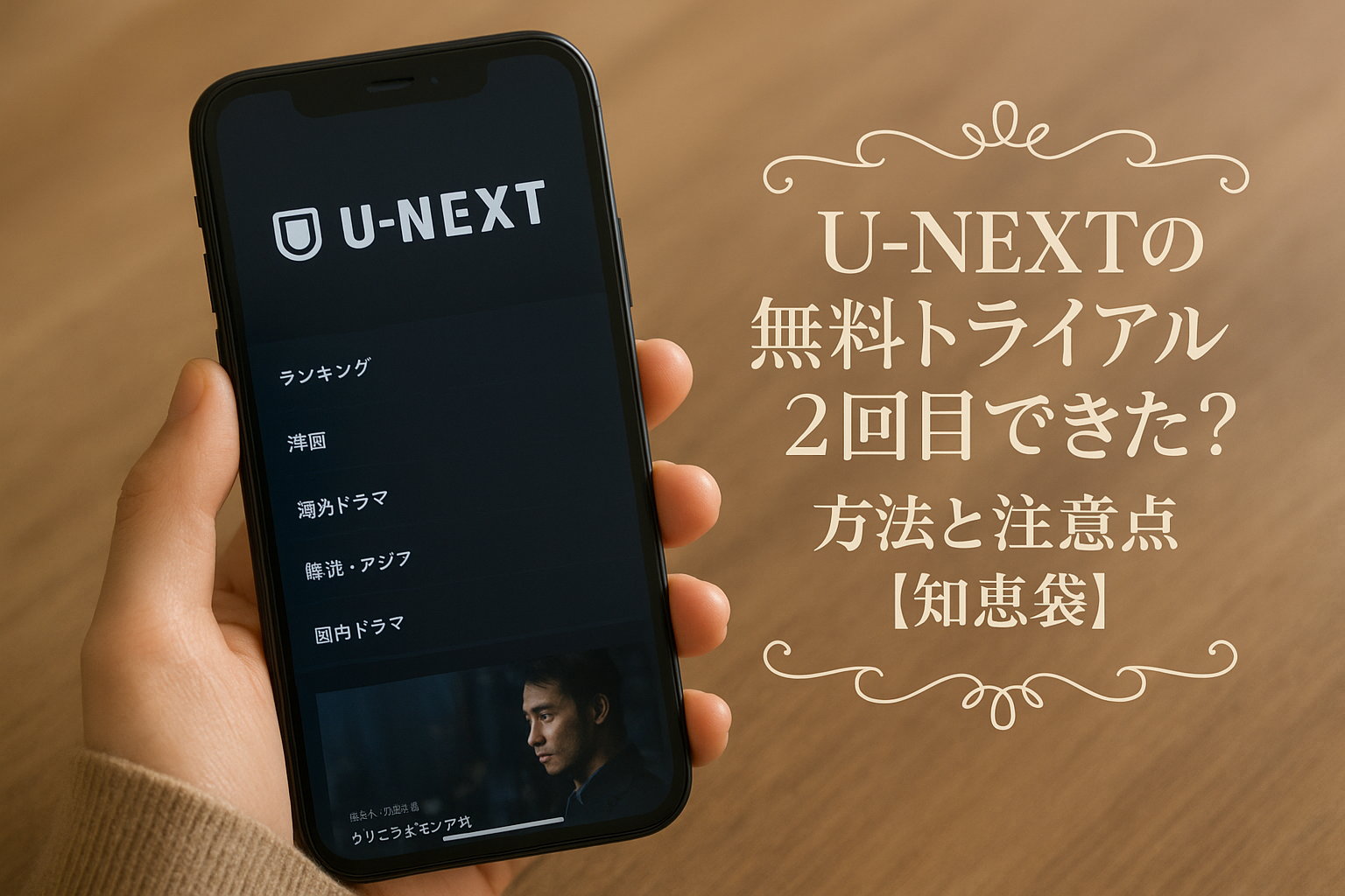 U-NEXTの無料トライアル2回目できた？方法と注意点【知恵袋】
