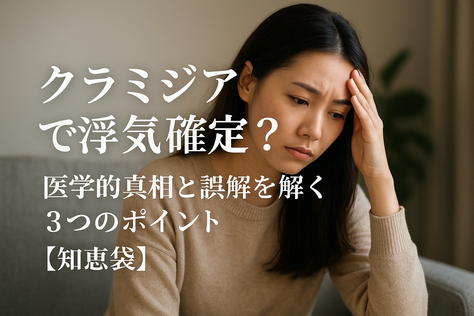 クラミジアで浮気確定？医学的真相と誤解を解く3つのポイント【知恵袋】