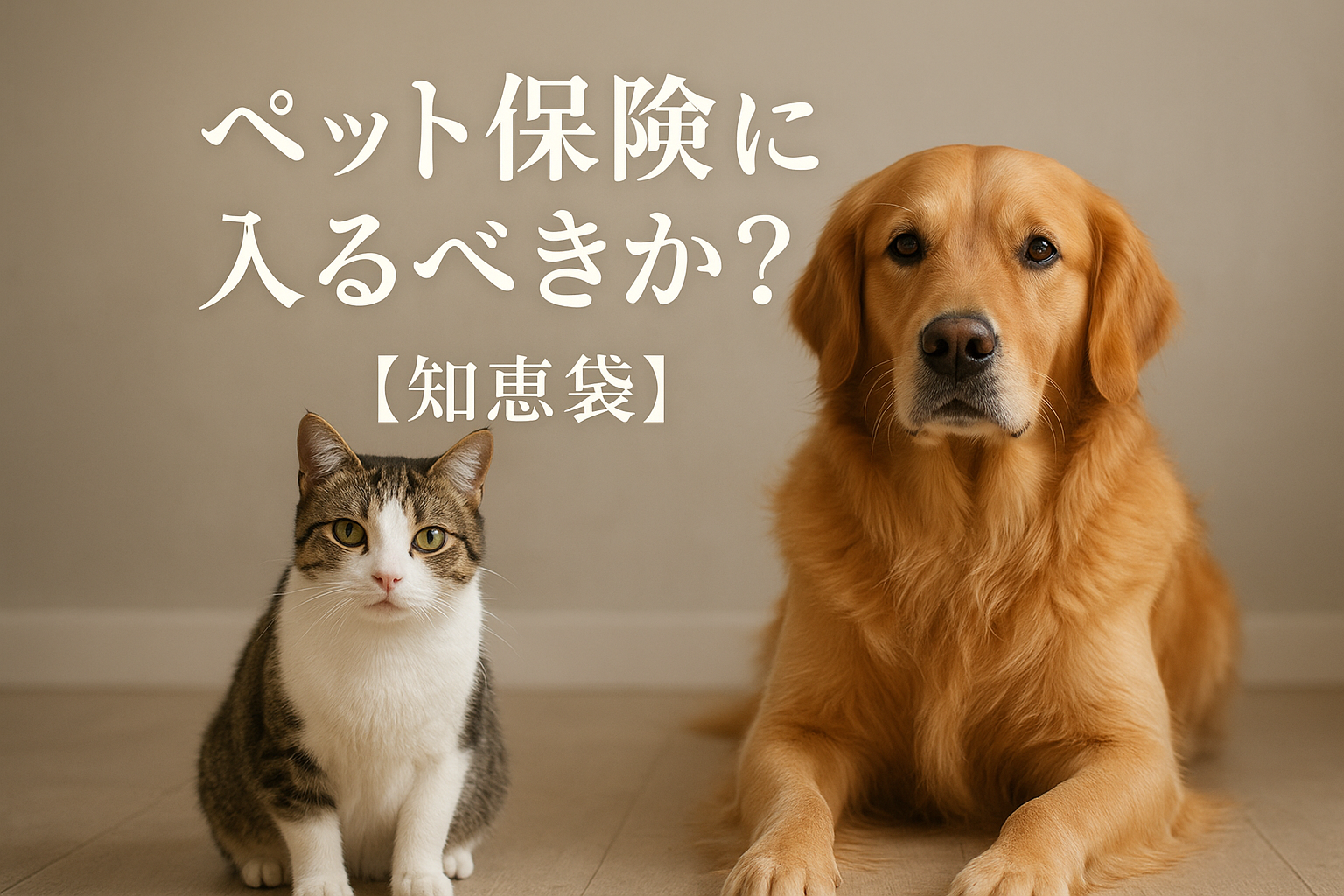 ペット保険に入るべきか？【知恵袋】