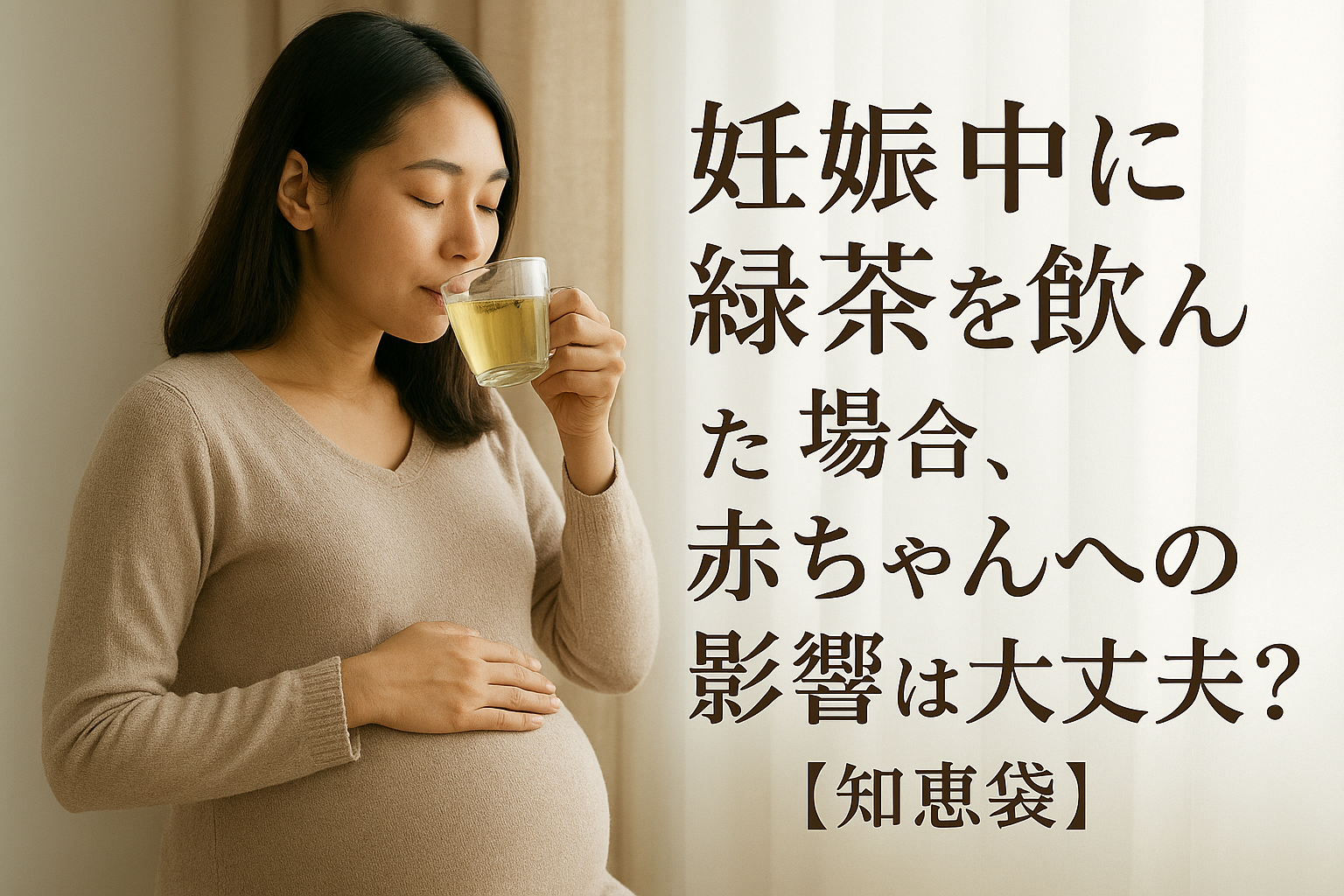 妊娠中に緑茶を飲んでた場合、赤ちゃんへの影響は大丈夫?【知恵袋】