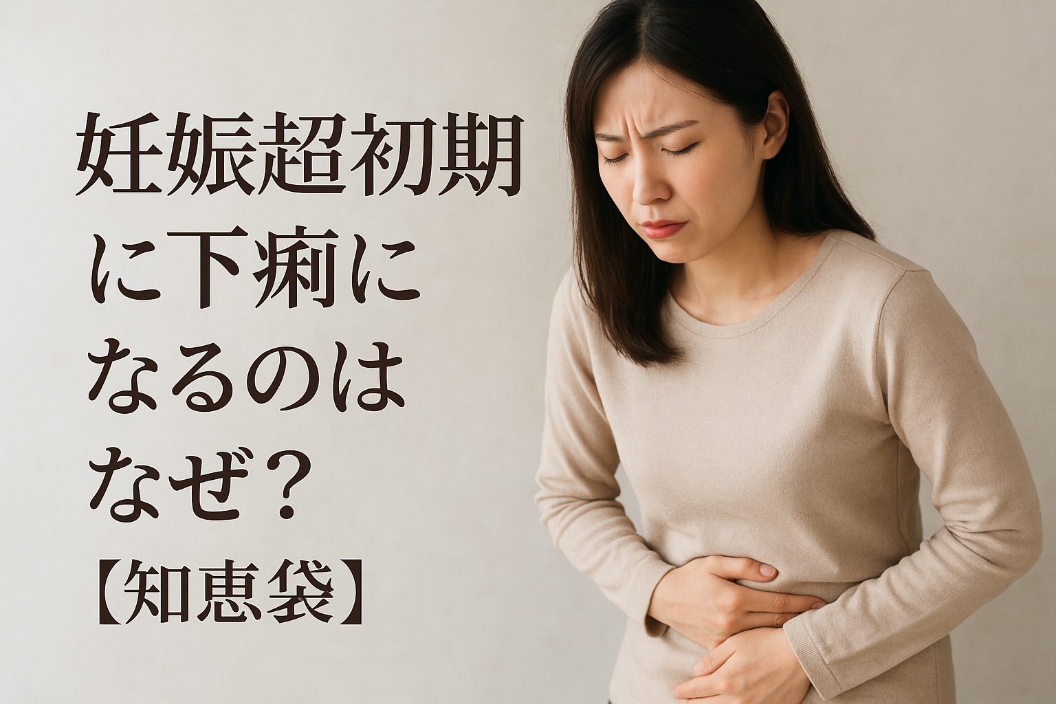 妊娠超初期に下痢になるのはなぜ？【知恵袋】
