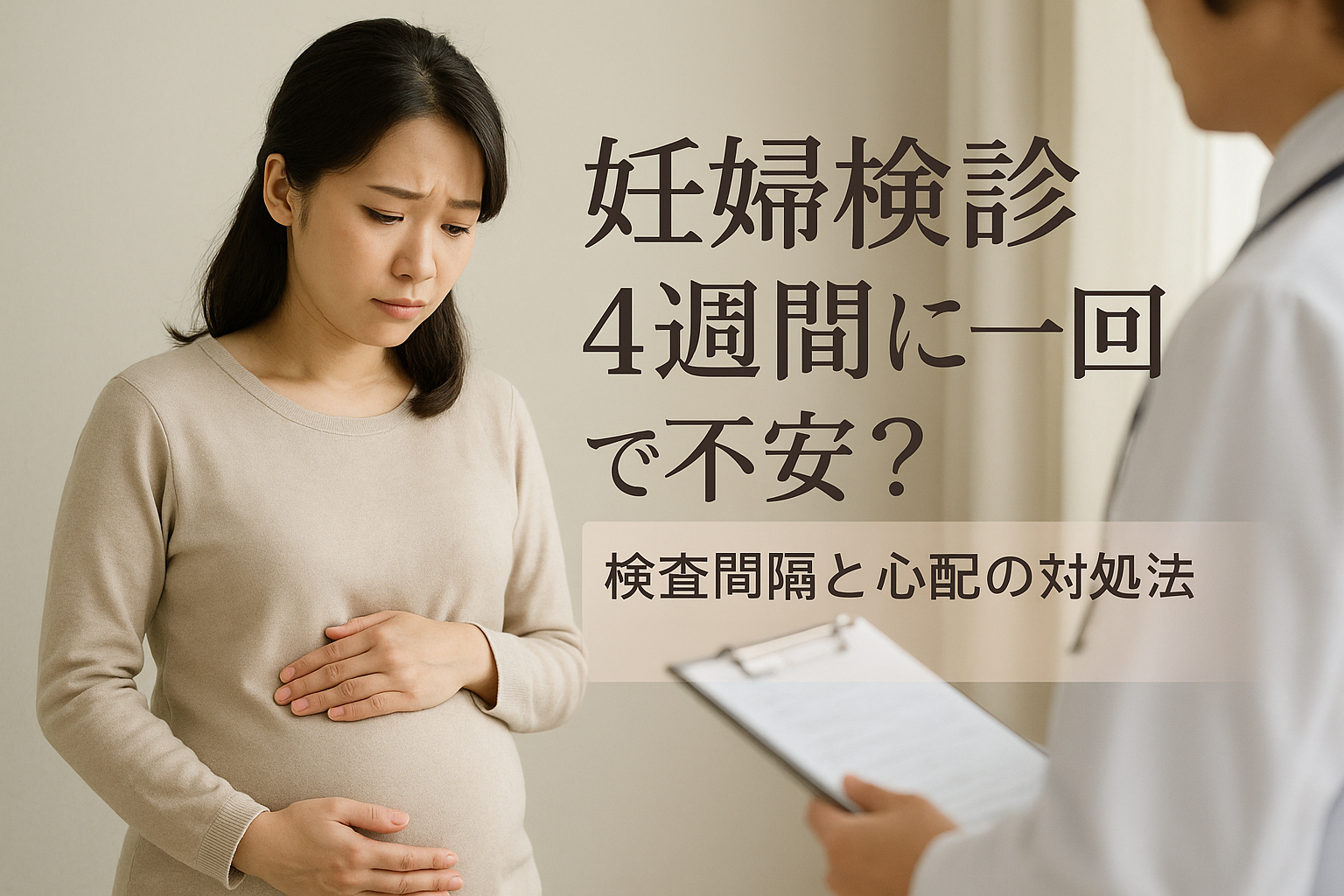 妊婦検診 4週間に一回で不安？検査間隔と心配の対処法【知恵袋】