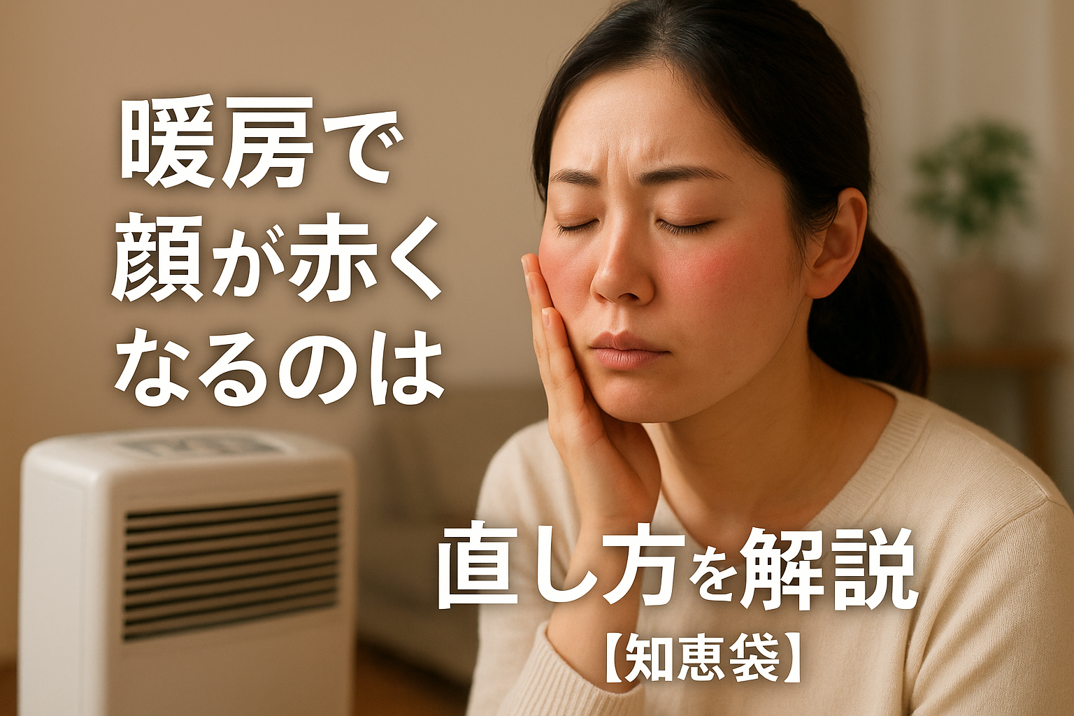暖房で顔が赤くなるのはなぜ？直し方を解説【知恵袋】