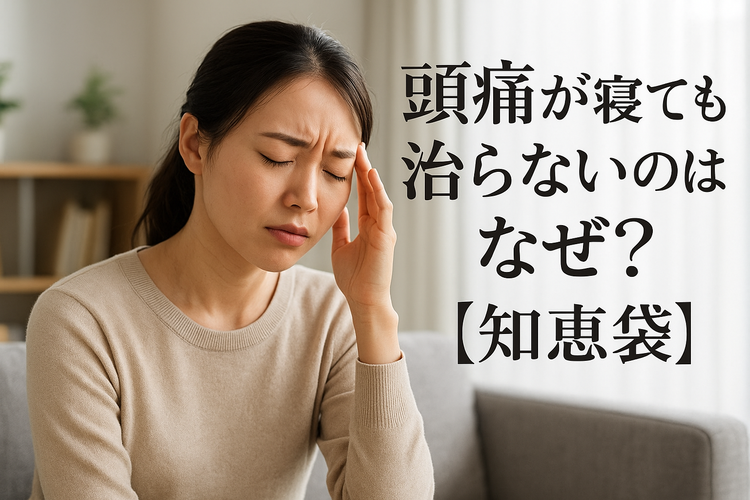 頭痛が寝ても治らないのはなぜ？【知恵袋】