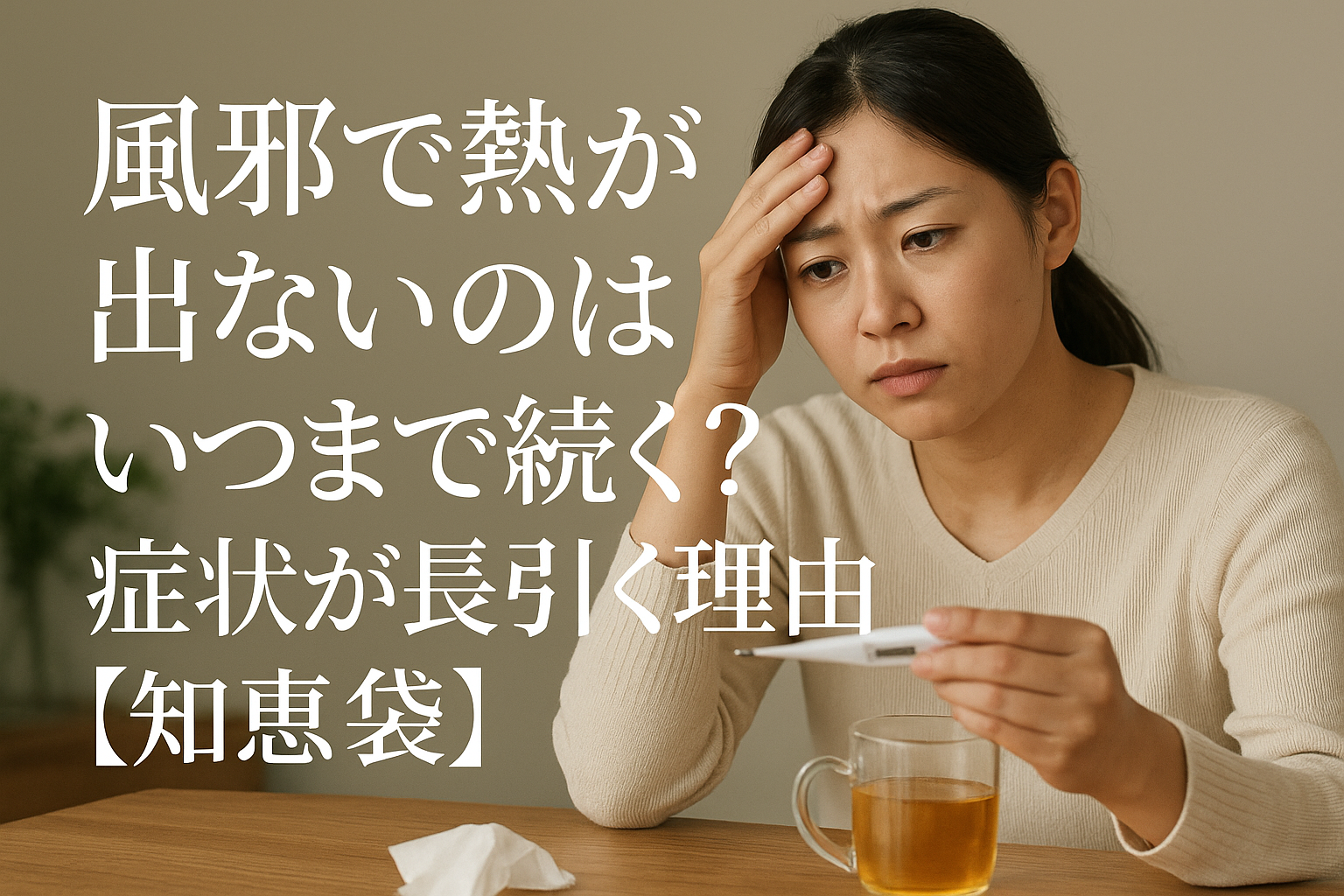 風邪で熱が出ないのはいつまで続く？症状が長引く理由【知恵袋】