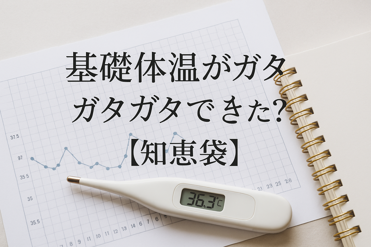 基礎体温がガタガタでも妊娠できた？【知恵袋】