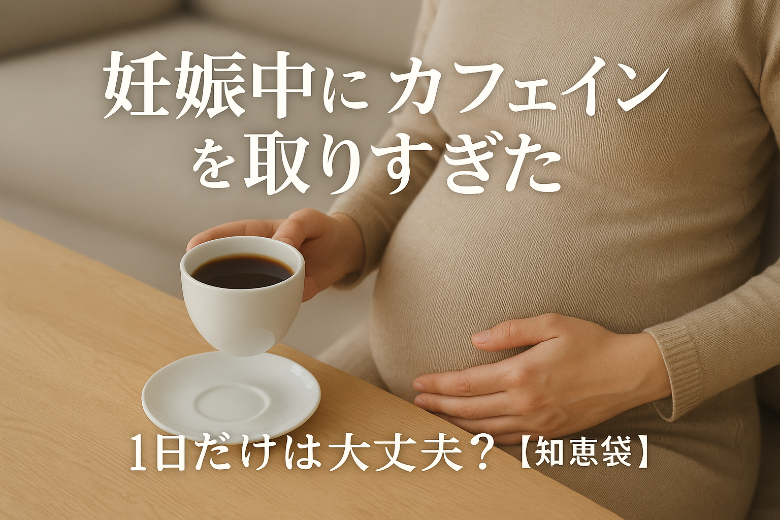 妊娠中にカフェインを取りすぎた1日だけは大丈夫？【知恵袋】
