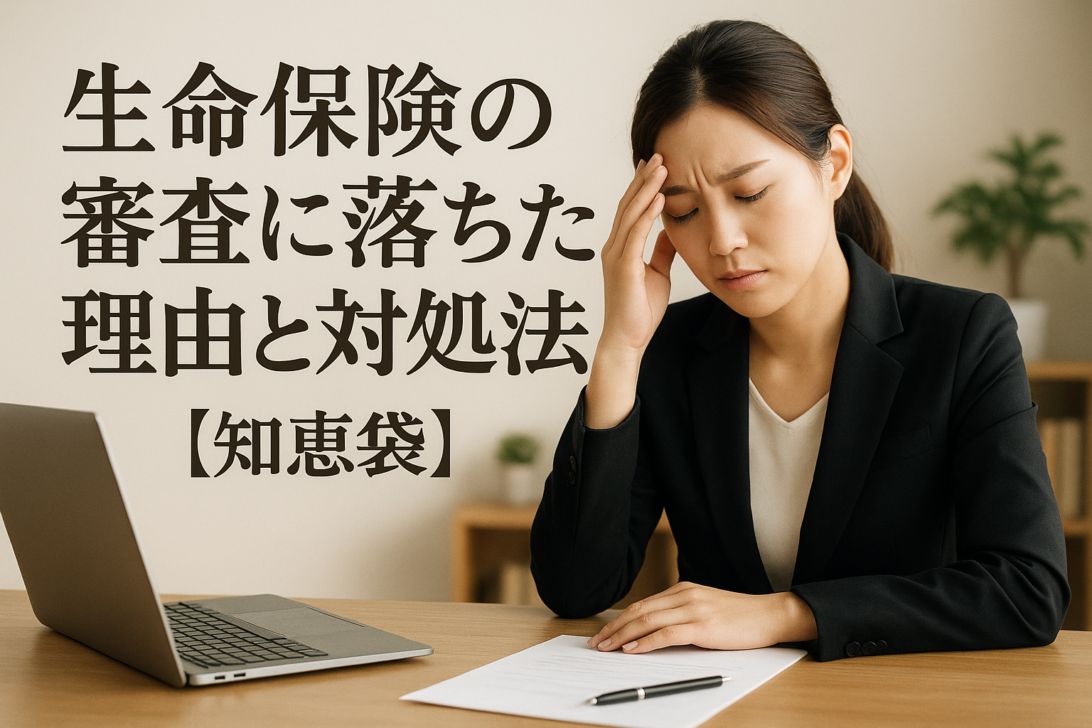 生命保険の審査に落ちた理由と対処法は？【知恵袋】