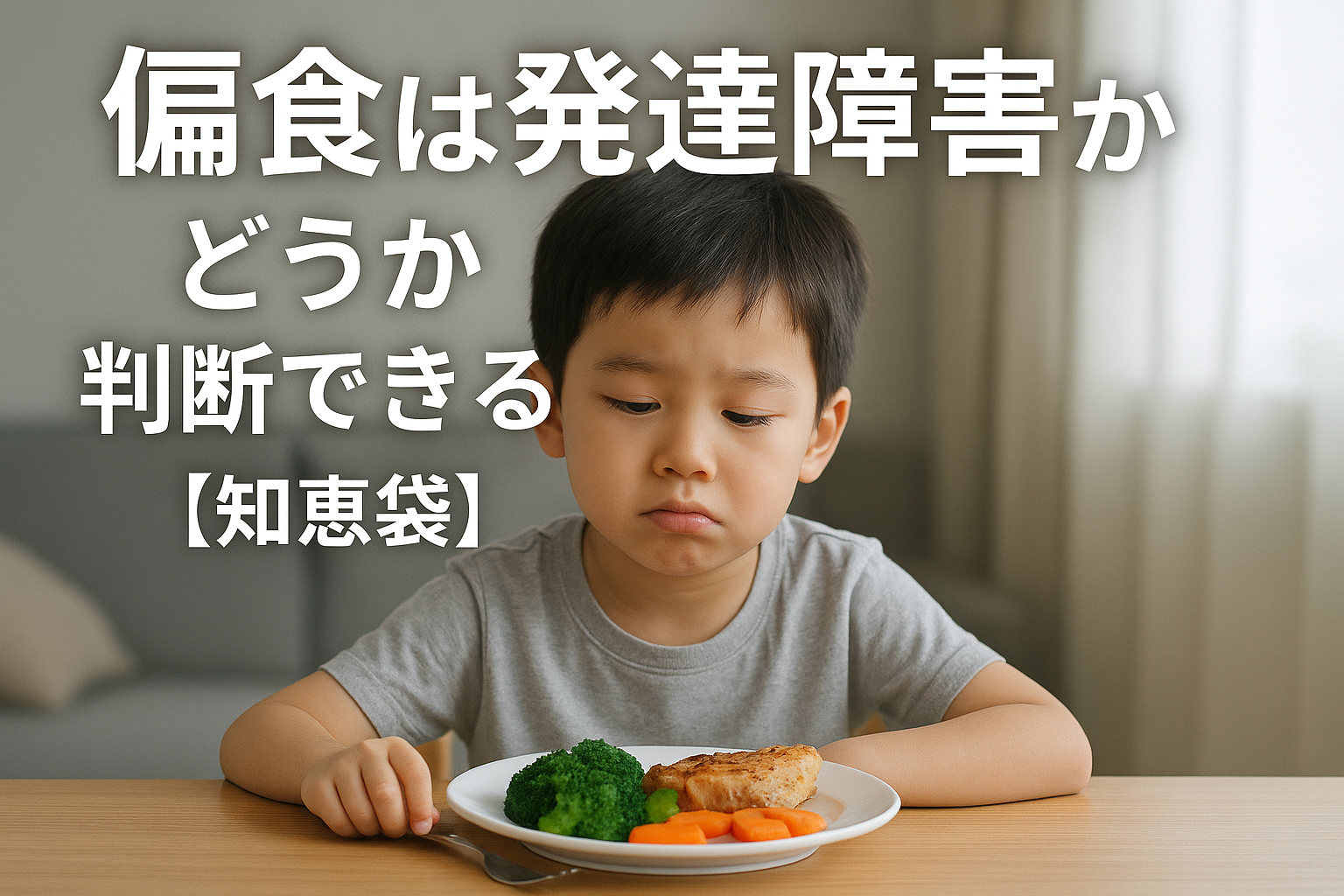 偏食は発達障害かどうか判断できる？【知恵袋】