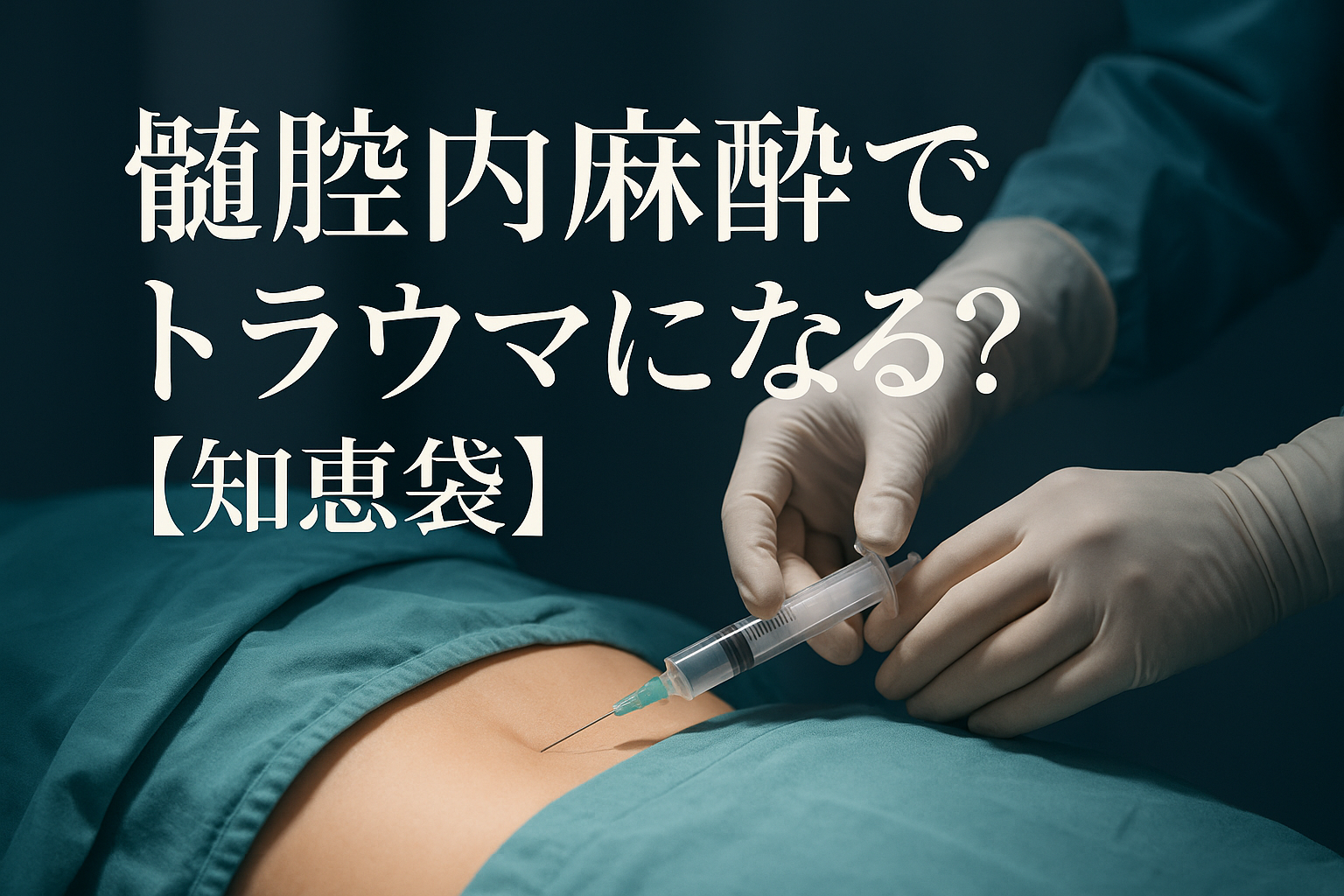 髄腔内麻酔でトラウマになる?【知恵袋】