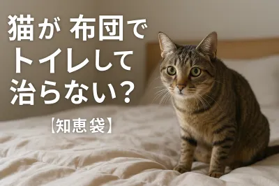 猫が布団でトイレして治らない？【知恵袋】
