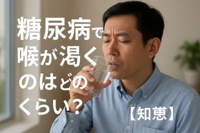 糖尿病で喉が渇くのはどのくらい？【知恵袋】