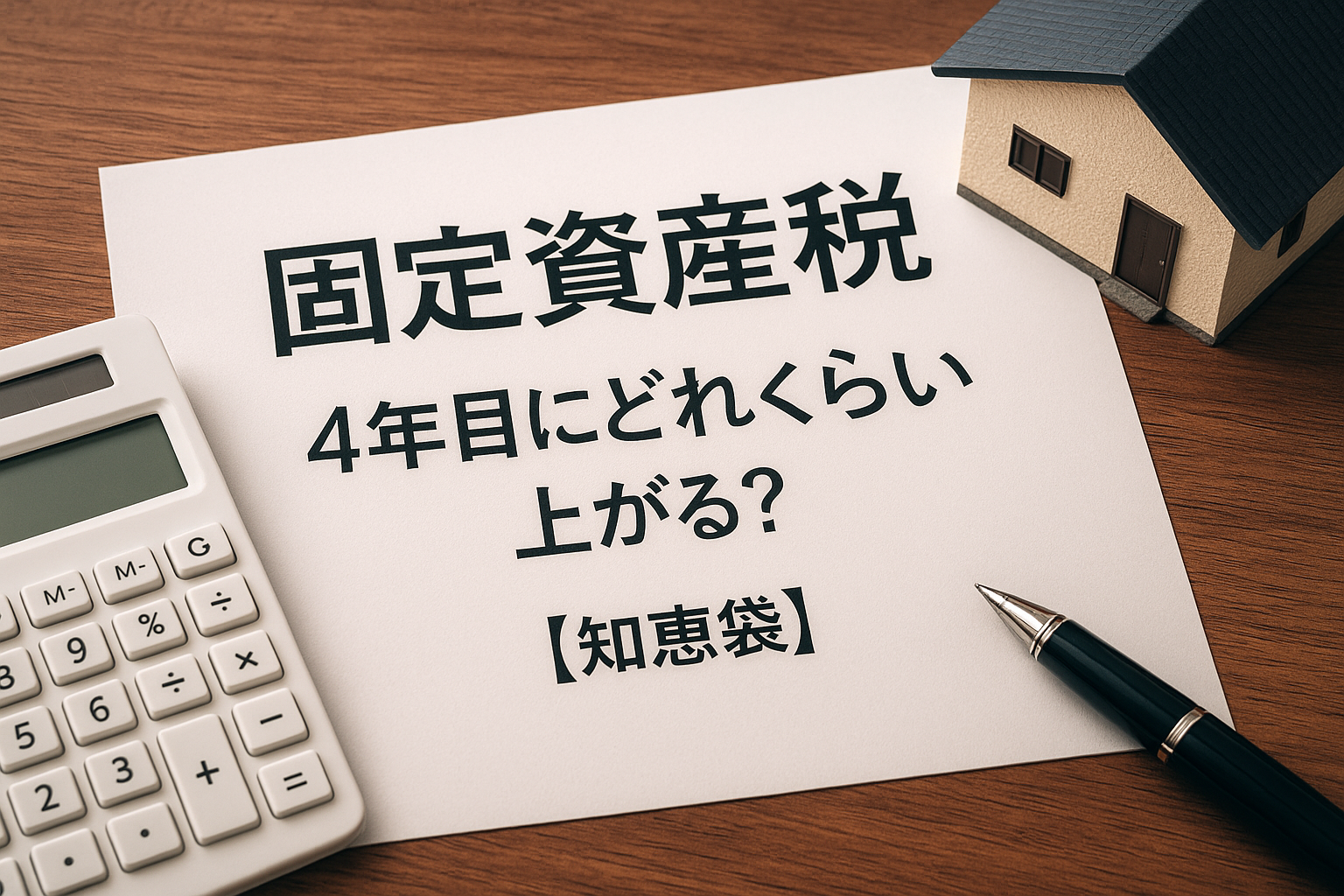 固定資産税4年目にどれくらい上がる？【知恵袋】