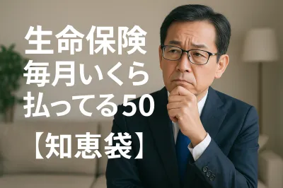 生命保険毎月いくら払ってる50代?【知恵袋】